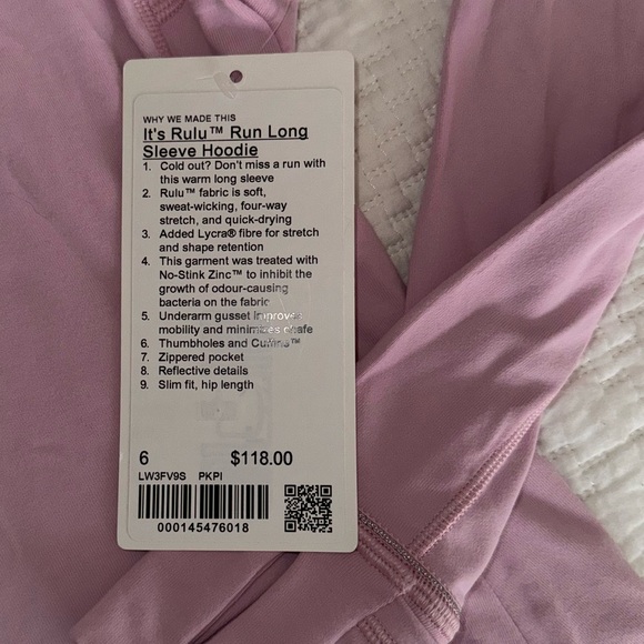 Lululemon Rulu Run Long Sleeve with Hood - Picture 3 of 5
